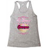 quens are born [your date] Racerback Tank