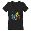 friendly beasts Women's V-Neck T-Shirt