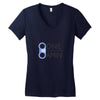 gone gamin logo Women's V-Neck T-Shirt