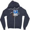 blue screen of death Zipper Hoodie