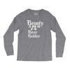 beauty is in the eye of the beer holder t shirt Long Sleeve Shirts
