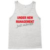 under new management just married mens black wedding present husband t Tank Top