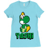 yoshi (2) Ladies Fitted T-Shirt