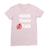 Avengers More Than A Fan Ladies Fitted T-Shirt