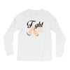 Fight For a Cure Uterine Cancer Awareness Long Sleeve Shirts
