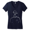 picture head Women's V-Neck T-Shirt