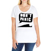 dont panic Ladies Curvy T-Shirt