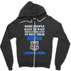 police officers dad Zipper Hoodie