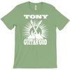 guitar god t shirt personalised guitarists T-Shirt