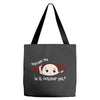 October Peeking Out Baby Boy Tote Bags
