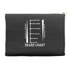 beard length chart Accessory Pouches