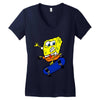 sponge board Women's V-Neck T-Shirt