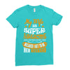 My Wife Is Super Awesome Her Husband Ladies Fitted T-Shirt
