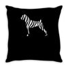 zebra pattern Throw Pillow