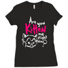 are you kitten me Ladies Fitted T-Shirt