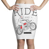 ride and fly high Pencil Skirts