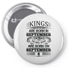 Real Kings Are Born On September 4 Pin-back button
