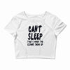 can't sleep clowns show up Crop Top