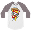 true love pizza 2 3/4 Sleeve Shirt