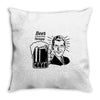 beer is cheaper than therapy Throw Pillow
