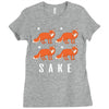 four fox sake Ladies Fitted T-Shirt