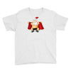 funny flashing naked nude christmas santa claus Youth Tee