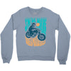 smile more, ride a motorcycle Crewneck Sweatshirt