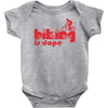 biking is dope Baby Onesie