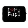 I Love My Papa Laptop sleeve