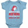 american by birth redhead by the grace of god Baby Onesie