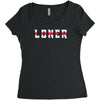humorous loner Women's Triblend Scoop T-shirt