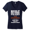 funny  built in the 50&rsquo;s, ideal gift or christmas present. Women's V-Neck T-Shirt