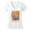 pigs Women's V-Neck T-Shirt
