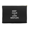westlife white logo Accessory Pouches