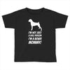 not just a dog person i'm a boxer mommy! Toddler T-shirt