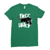 free huey Ladies Fitted T-Shirt