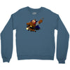 just a viking and his horse Crewneck Sweatshirt