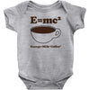 M=Mc2 Energy=Milk X Coffee Baby Bodysuit