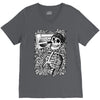 boombox skull V-Neck Tee
