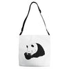 panda Adjustable Strap Totes