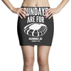 sundays are for football foot ball Mini Skirts