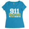 911 dispatcher heroes Women's Triblend Scoop T-shirt