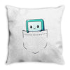bmo pocket Throw Pillow