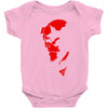 hellboy comic superhero cool Baby Bodysuit