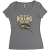 they see me rolling Women's Triblend Scoop T-shirt