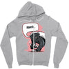 meh says honey badger Zipper Hoodie