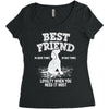 Best Friend Beagle Women's Triblend Scoop T-shirt