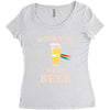 Wish You Were Beer Women's Triblend Scoop T-shirt