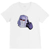 mega flipped off V-Neck Tee