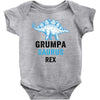grumpa saurus rex Baby Bodysuit